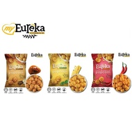 Eureka popcorn Hot &amp; Spicy , Savoury Cheese 80gr