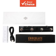 M-Vave Chocolate 4-Footswitch  MIDI , USB  BIAS FX 2/Zoom MS-50G/G1xon M-Vave Chocolate Pengawal MID