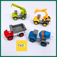 [SUPER BEAUTIFUL] Complete set of 4 beautiful construction site vehicles