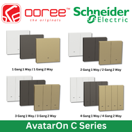 SCHNEIDER ELECTRIC AVATARON C SERIES 250V 16AX 1 GANG / 2 GANG / 3 GANG / 4 GANG / 20A / 32A DOUBLE