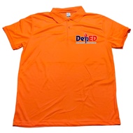 Customized DEPED MATATAG Neon Orange Drifit Polo Shirt