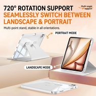 Suitable for iPad rotating protective case ipadpro11 tablet case 10 with 9 pen slots Air8 new Mini7 