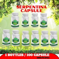 10 Bottles Serpentina Capsule(Organic Herbal Capsule)