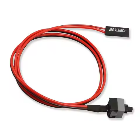 1-20pcs 50cm Long Power Button Switch Cable for PC Switches Reset Computer Power Momentary Automatic