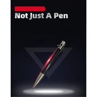 Stainless Steel Executive Pen / Carbon Fiber Grip / Bolt Action Metal Pen / Glass Breaker /Gift Pen