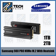 Samsung 980 PRO SSD with Heatsink 1TB  PCIe Gen 4 NVMe M.2 Internal Solid State Hard Drive, Heat Control, Max Speed, PS5 Compatible, Heatsink(MZ-V8P1T0CW)(MZ-V8P2T0CW)