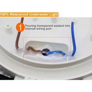 T5【JJL】-Led Pool Light 12V 24W 36W Smd Cool White Led Waterproof Pool Light Outdoor Underwater Light