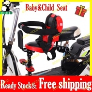 Child Seat Electric Bicycle Front Baby Seat Thick Pad Safety Very Stable Shock Absorption Increases 