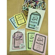 Yassin (roman/rumi) and tasbih set berkat kenduri tahlil yaasin yasin