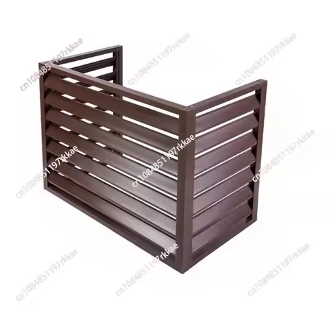 Aluminum Alloy Air Conditioner Outer Machine Cover Louver Outdoor Machine Protective Cover Rainproof
