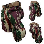 Camouflage cargo shorts kopassus shorts