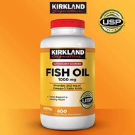 Kirkland signature Fish Oil 1000mg 400 เม็ด ฟิชออยล์.