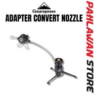 Campingmoon Z23-VC BKZ23-VC Adapter Convert Nozzle Type Canister to EN417 Lindal Valve