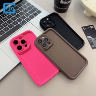 Flygoods For Infinix Hot 8 / Hot 9 Pro 9 Play / Hot 10 Lite / Hot 10 11 12i 12 Play / Hot 20 20i 20 Play / Hot 30 30i 30 Play / Infinix X665E Casing Simple Pure Color High Quality Silicone Case Lens Full-Cover Shockproof Mobile Phone Shell