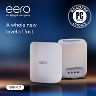 eero Max 7 | Mesh Wi-Fi 7 System | 2 Pack for Ultra-Fast Speeds