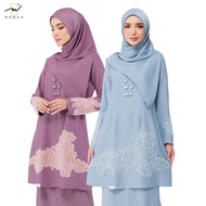 Mewah Exclusive Baju kurung Moden RIAU LINDA Clothing Set kurung Ibu dan Anak