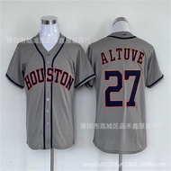 Same Day DeliveryChildren's Wear Astros Houston Spaceman Jersey No. 27 Altuve Sports Baseball Unifor