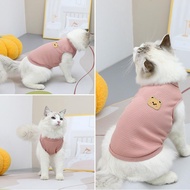 Pet clothing, cat clothing, dog clothing, spring and summer new pet vest, small dog teddy bear dog c