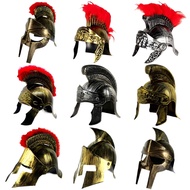 Spartan Warrior Helmet for Adults – Roman Gladiator Hat for Cosplay Halloween