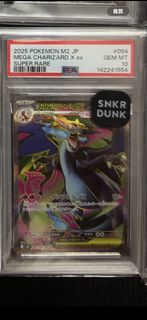 Pokemon Mega Charizard X ex #094 PSA 10