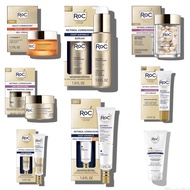 R ROC French Retinol Brand Eye Cream, Daily Moisturizing Night Facial Cleanser, Essence Retinol Crea