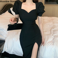 ❍ↂ☊ modern filipiniana dress for women dress with slit side Wrap Around Dress maxi dress with slit t