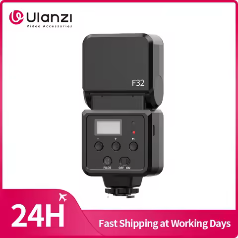 Ulanzi F32 Camera Flash Speedlite Wireless On-Camera Speedlite for Sony for Canon for Nikon for Fuji