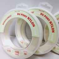 DU PONT NYLON mono line leader 100 Yards dupont monolifament line fishing line