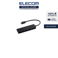 ELECOM U3HC-H040PBK USB-C HUB/4 PORTS/5GBPS/BLACK