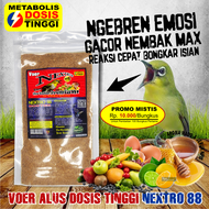 PROMO Voer Nextro88 | Pakan Pur Halus DOSIS TINGGI | Burung CIBLEK PLECI SONGON KOLIBRI NutriBird