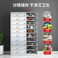 Stainless Steel Cupboard Canteen Plate Cabinet Factory Staff School Canteen Tableware Lunch Box Cabinet Stainless Steel Cupboard Manufacturer
