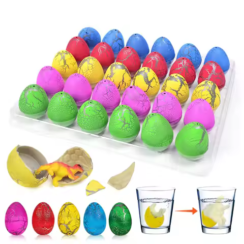 Mini Dinosaur Eggs 2x3cm Soak in Water to Expand Hatching Breaking Shells Children Early Education T