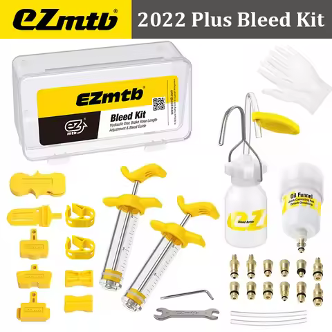 Ezmtb 2022 STD Bicycle Hydraulic Disc Brake Oil Bleed Kit Tools For SHIMANO/ SRAM/MAGURA/Avid/Campag