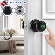Smart Door Knob Fingerprint Door Knob with 2 Keys APP/Key/Fingerprint Control Door Lock Bluetooth Smart Door Lock for Bedroom SHOPCYC2213