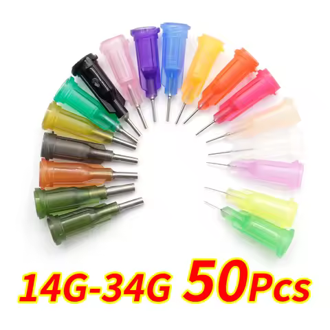 14G-34G 6.5mm Dispensing Needle Stainless Steel Dispensing Needle Spiral Mouth Nozzle Glue Needle fo