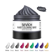 Sevich 120g Temporary Hair Color Wax For Men Hair Dye Gel One-time Styling Paste Diy Silver Gray Hai