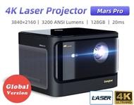 Dangbei Mars Pro 4K Projector c/w Free Google Chromecast 4K TV Stick, 3200 ANSI Lumens Laser DLP Projector with Android 4GB+128G, 2*10W HiFi Speakers, Auto Keystone Auto Focus HDR10 Home Theater - Global Version (1 Year Warranty) - Ready Stocks !