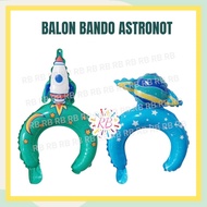 Astronaut Headband Balloon UFO Foil Balloon PLANET ROCKET
