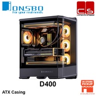 JONSBO D400 ATX CASE - (BLACK) Pc Case
