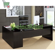 SM-180x140x90cm L Shape DESK  computer besar pejabat besar table meja L-Shape office