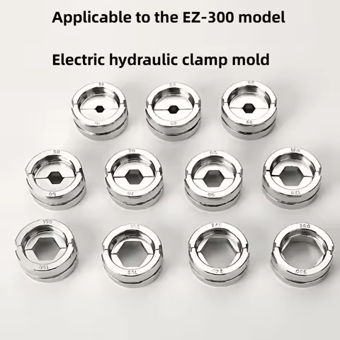 Electric Hydraulic Clamp Mold EZ300/EC/EP/EB Type Universal Wire Crimping Clamp Crimping Head Die Ac