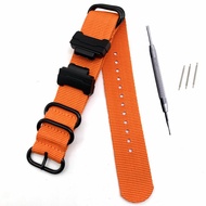 Nylon Watchband For G-shock DW-5600 6900 GA-110 GW-M5610 DW-9052/GLS-8900 Series Watch S Band + 16mm Interface Terminals-Orange