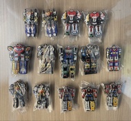 Bandai 食玩 超級戰隊系列DX機械人吊飾鎖匙扣 不連朱古力 太陽戰隊 太陽火神械器人 超獸戰隊 生命人 生命機械人 恐龍戰隊 大獸神 忍者戰隊 隱連者 無敵將軍 激走戰隊 車連者 RV機械人 救