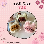 Y2K Headphone Cat Wool Keychain