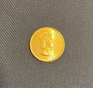 全新｜英女皇依利沙白二世  1975 香港大一毫硬幣
