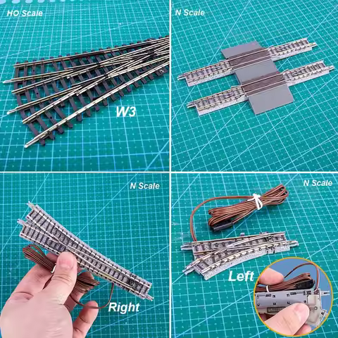 Scale N HO1: 87 Railway Train Track Model Rail Accessories For Used For Railway Scene Construction S