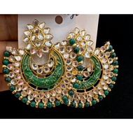 indian jewellery kundan earrings