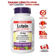 LUTEIN 40mg + ZEAXANTHIN 7mg (Webber Naturals)