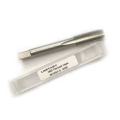 HSS Metric Fine Tap Fine Thread Hand Taps Straight Flute Machine Screw Taps M12x1.75 M12x1.5 M12x1.2