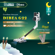 Flagship | Dibea G22 Ultra Suction Bendable Cordless Vacuum & Mop Cleaner| 29000 Pa Suction Power | 